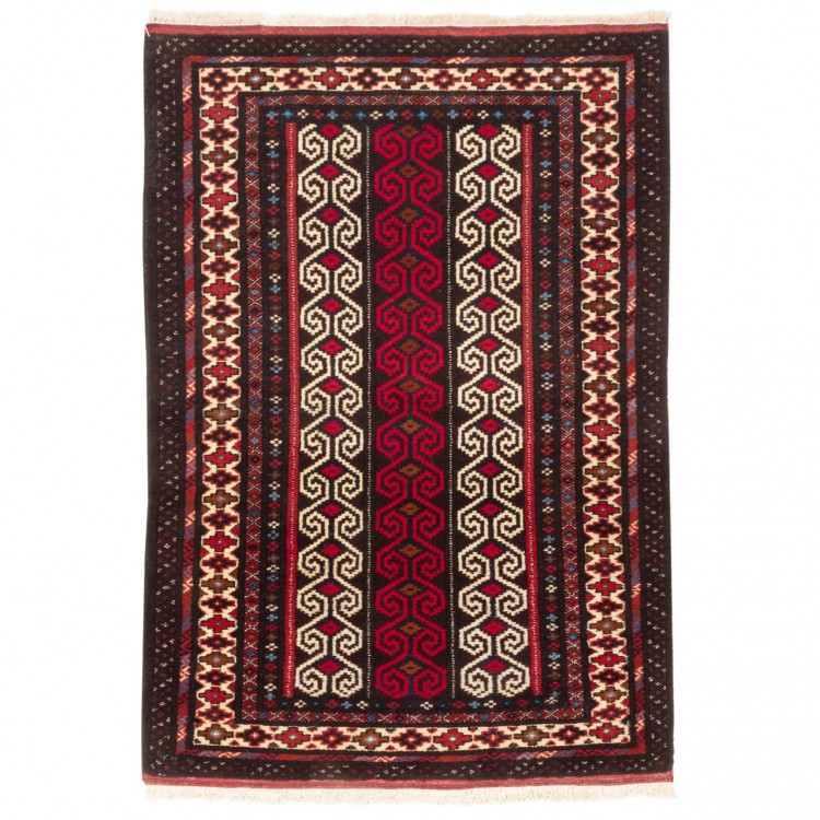 イランの手作りカーペット トルクメン 番号 171826 - 86 × 126