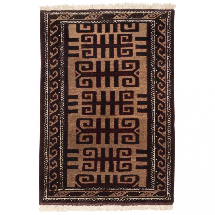 Tappeto persiano turkmeno annodato a mano codice 171828 - 94 × 138