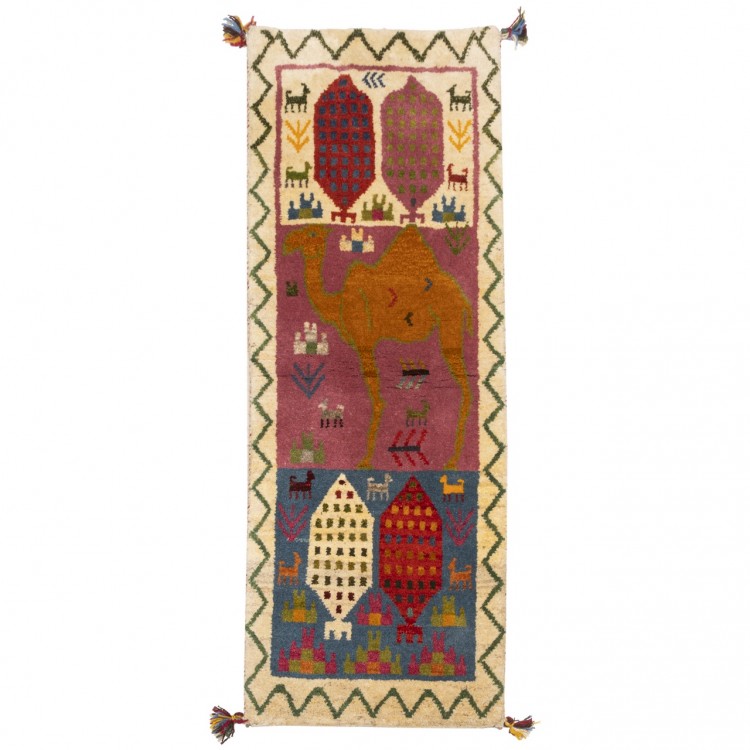 Персидский габбе ручной работы Фарс Код 122254 - 53 × 152