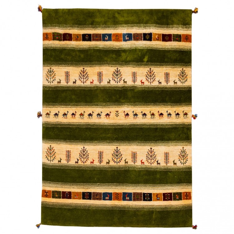 Персидский габбе ручной работы Фарс Код 122178 - 172 × 248