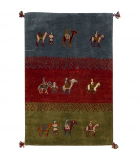 Персидский габбе ручной работы Фарс Код 122317 - 80 × 124