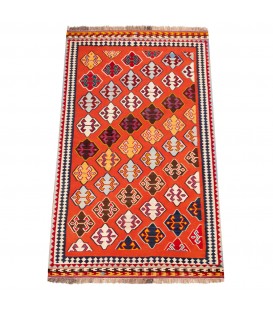 Персидский килим ручной работы Qашqаи Код 157007 - 153 × 270