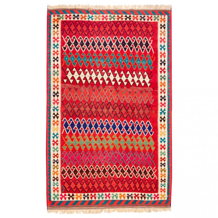 Персидский килим ручной работы Qашqаи Код 157013 - 171 × 271