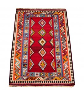 Персидский килим ручной работы Qашqаи Код 157015 - 180 × 273