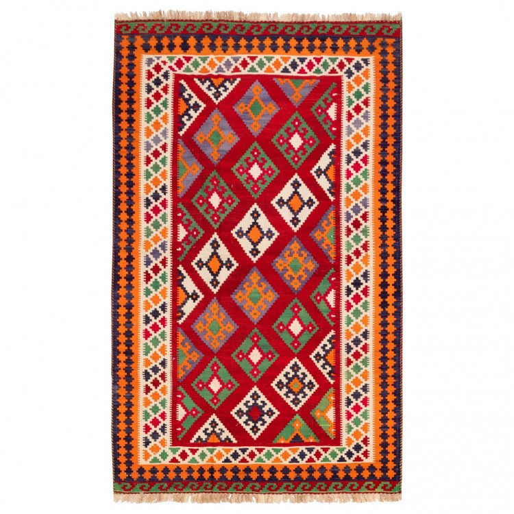 Персидский килим ручной работы Qашqаи Код 157022 - 160 × 258