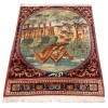 Tappeto persiano Esfahan annodato a mano codice 157044 - 60 × 83