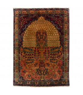Персидский ковер ручной работы Равер Код 157043 - 60 × 83