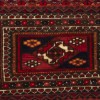 Borsa da sella fatta a mano turkmeno annodato a mano codice 157055 - 35 × 75