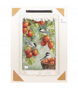 تابلو فرش دستباف پرندگان و درخت سیب تبریز کد 902735