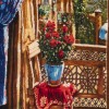 イランの手作り絵画絨毯 タブリーズ 番号 902739