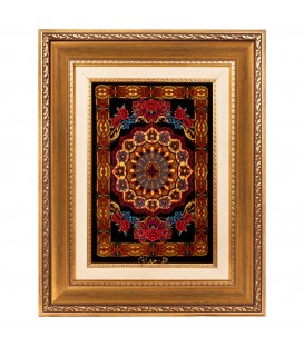 イランの手作り絵画絨毯 コム 番号 902768