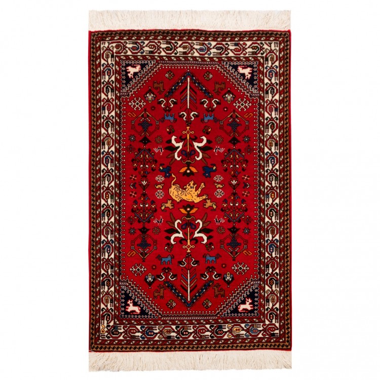 Персидский ковер ручной работы Абаде Код 152214 - 81 × 130