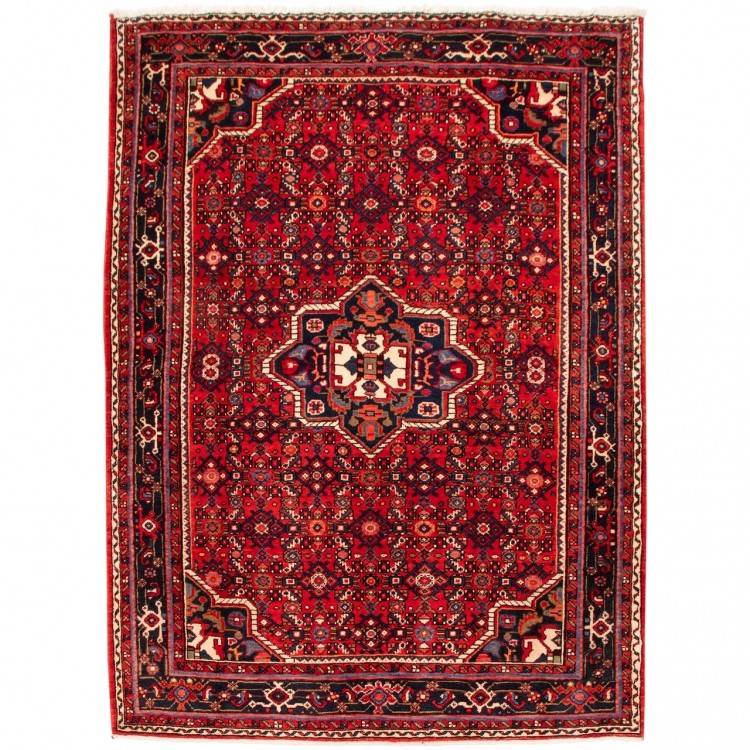 イランの手作りカーペット フセイン アバド 番号 123016 - 156 × 212