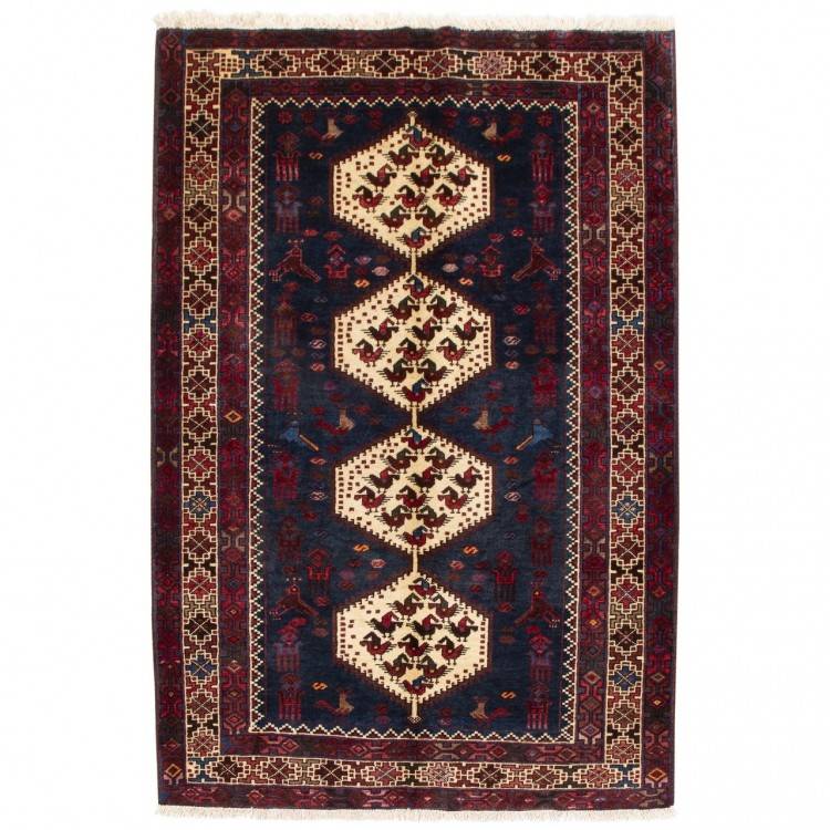 イランの手作りカーペット サベ 番号 123039 - 138 × 202