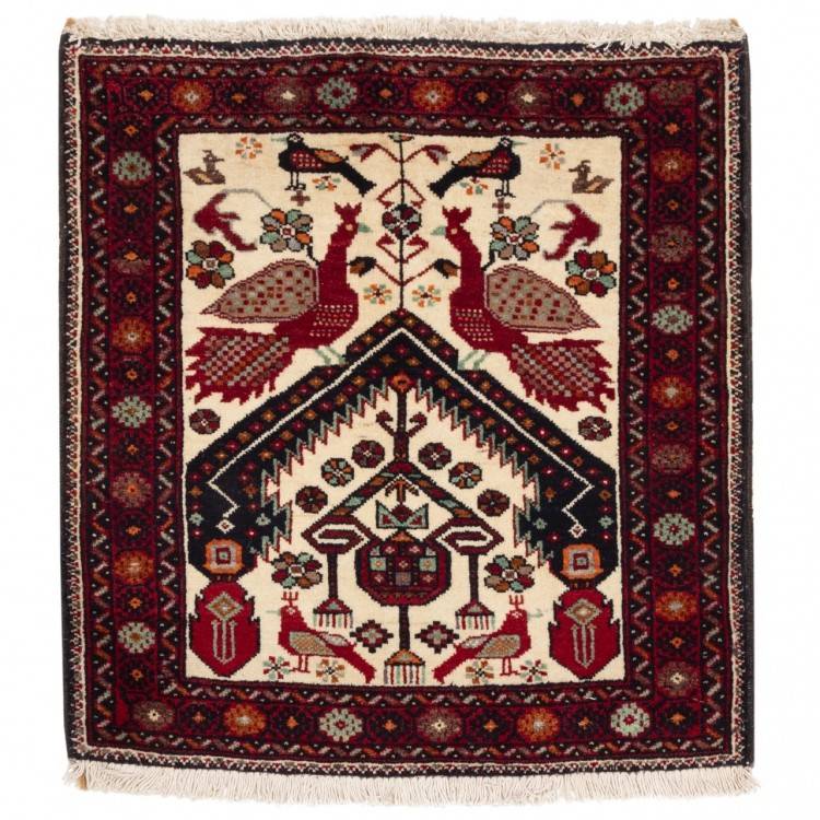 イランの手作りカーペット バルーチ 番号 123103 - 62 × 66