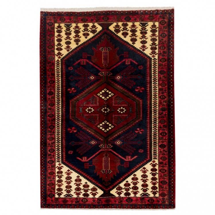 イランの手作りカーペット サベ 番号 123189 - 135 × 197