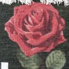 تابلو فرش دستبافت طرح یک شاخه گل رز کد 901384