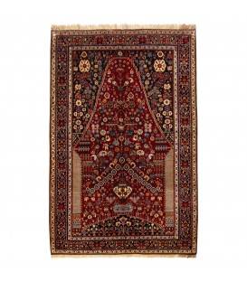 イランの手作りカーペット カシュカイ 番号 123173 - 153 × 239