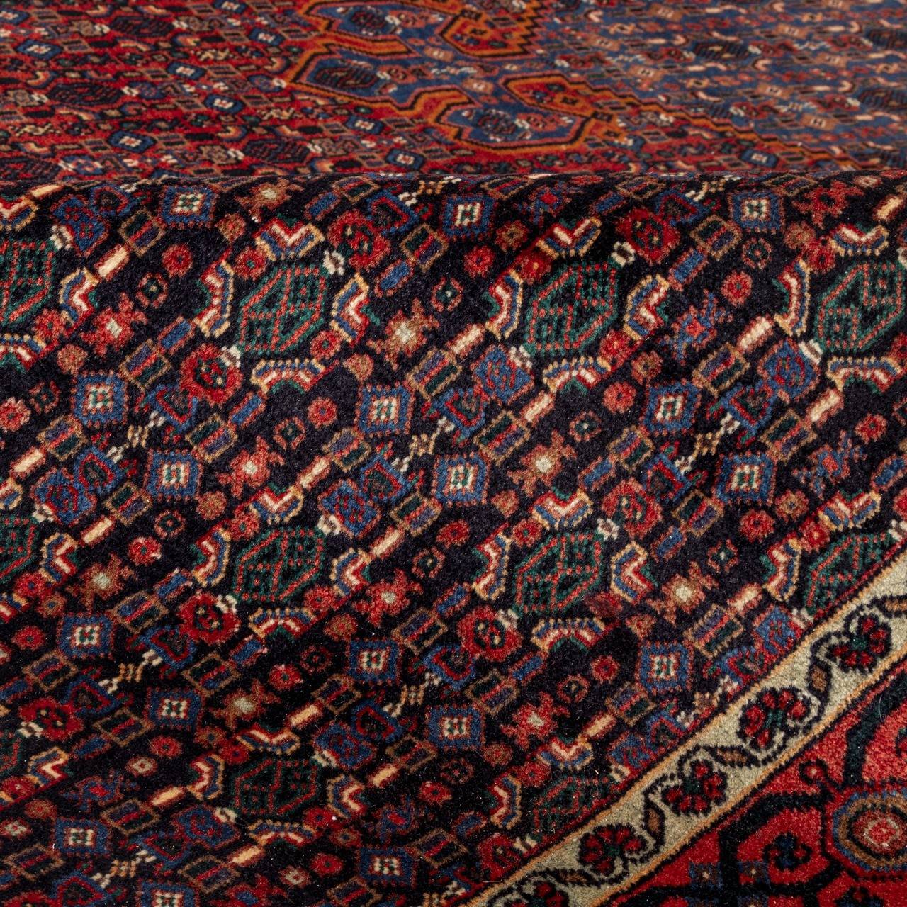 فرش دستباف قدیمی شش متری سنندج کد 123228