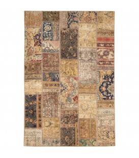 Tappeto persiano vintage fatto a mano codice 813011 - 137 × 207