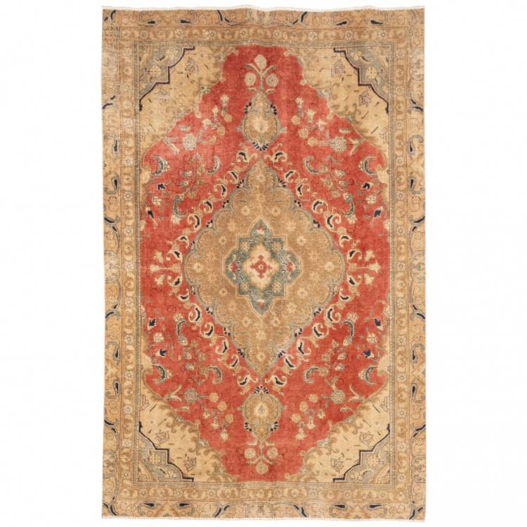 Tappeto persiano vintage fatto a mano codice 813018 - 162 × 254