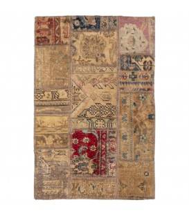 Винтажный персидский ковер ручной работы Код 813056 - 60 × 90