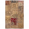 Винтажный персидский ковер ручной работы Код 813056 - 60 × 90