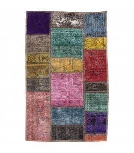 Tappeto persiano vintage fatto a mano codice 813059 - 60 × 90