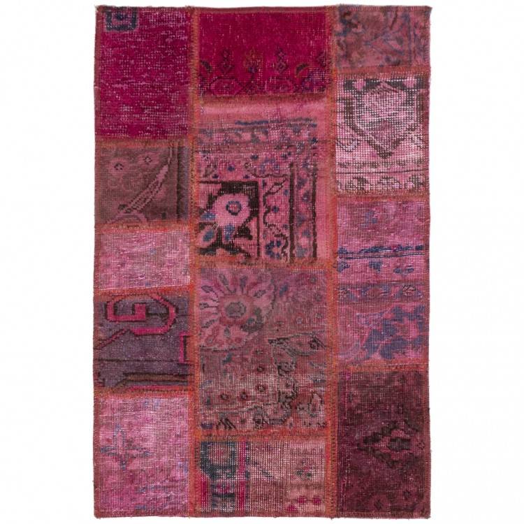 Винтажный персидский ковер ручной работы Код 813063 - 60 × 90