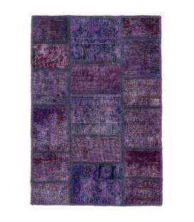 Tappeto persiano vintage fatto a mano codice 813069 - 60 × 90