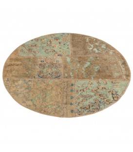 Tappeto persiano vintage fatto a mano codice 813050 - 100 × 100