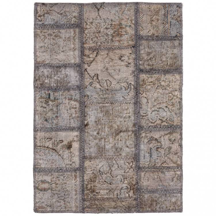 Винтажный персидский ковер ручной работы Код 813055 - 60 × 90