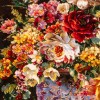 تابلو فرش دستباف گل در گلدان تبریز کد 902826