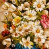 تابلو فرش دستباف گل در گلدان تبریز کد 902839