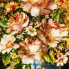 تابلو فرش دستباف گل در گلدان تبریز کد 902846
