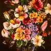 تابلو فرش دستباف گل در گلدان تبریز کد 902849