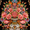 イランの手作り絵画絨毯 コム 番号 902880