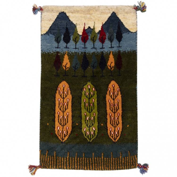 Персидский габбе ручной работы Фарс Код 122417 - 54 × 92