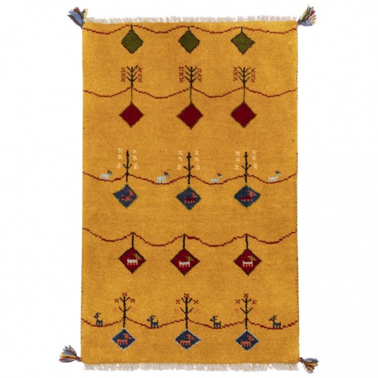 Персидский габбе ручной работы Фарс Код 122456 - 75 × 121