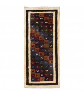 Персидский габбе ручной работы Фарс Код 122485 - 83 × 192