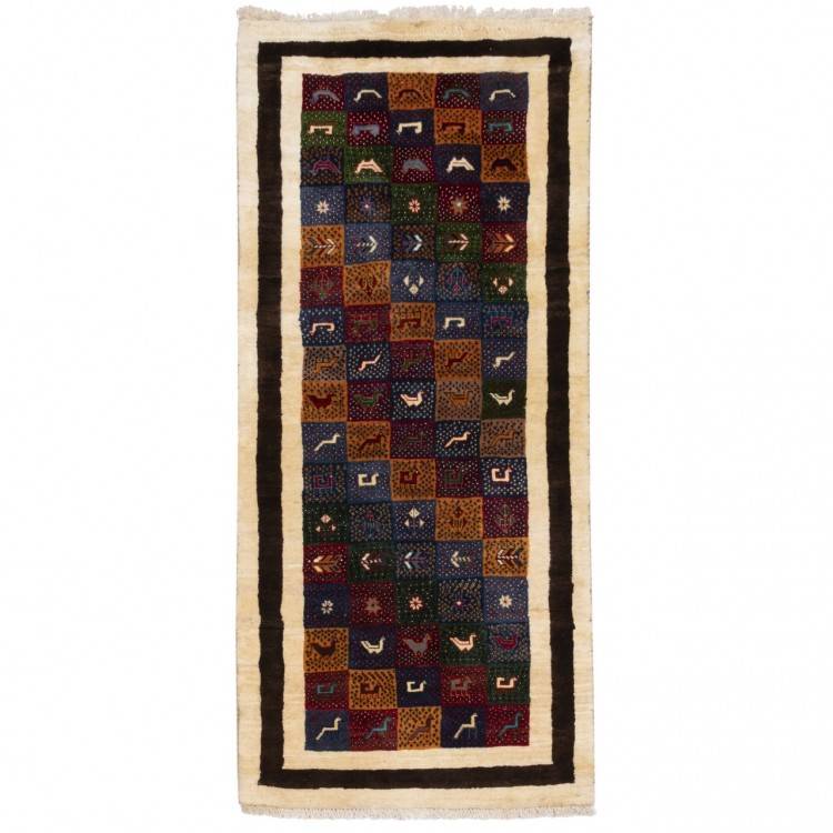 Персидский габбе ручной работы Фарс Код 122485 - 83 × 192