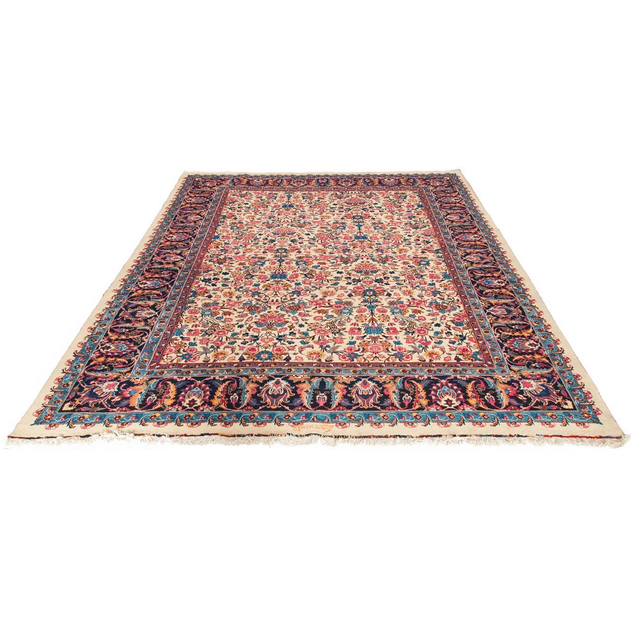 Semi-Antique Mashad Carpet Ref 101942