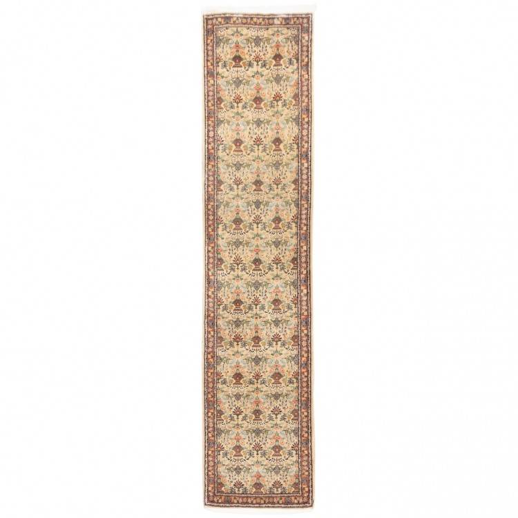 فرش دستباف قدیمی کناره طول سه متر ورامین کد 126081
