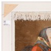 イランの手作り絵画絨毯 タブリーズ 番号 902954