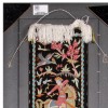 Tableau tapis persan Qom fait main Réf ID 902959