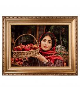 Tableau tapis persan Tabriz fait main Réf ID 902987