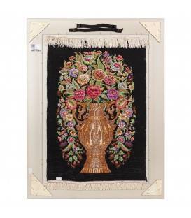 Tableau tapis persan Qom fait main Réf ID 903009