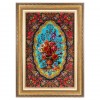 Tableau tapis persan Qom fait main Réf ID 903055