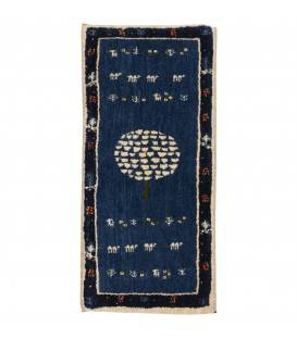 Персидский габбе ручной работы Бакхтиари Код 152376 - 64 × 147