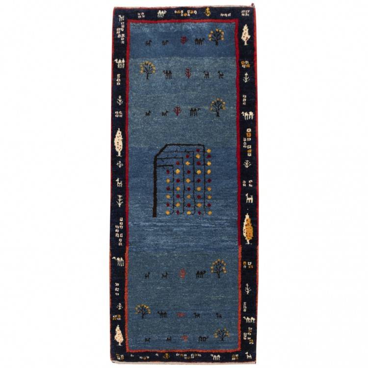 Персидский габбе ручной работы Бакхтиари Код 152377 - 65 × 155